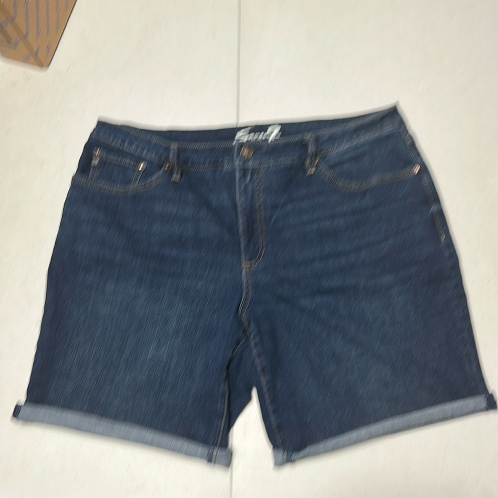 COPY - Seven7 Blue Jean Shorts Classic Fit